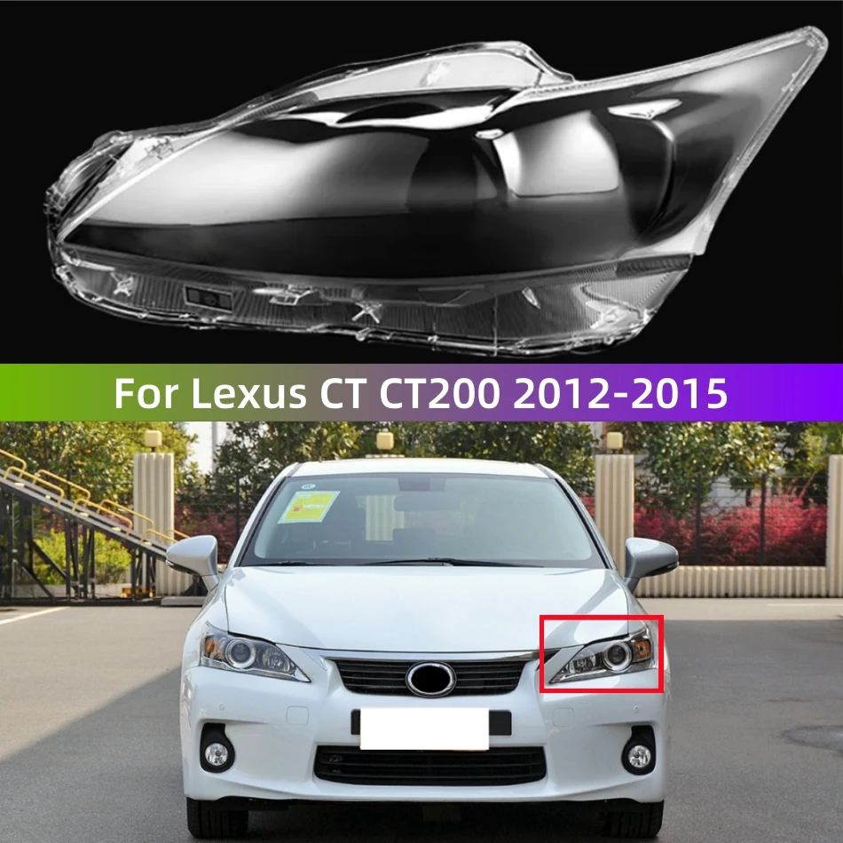 

For Lexus CT CT200 CT200h 2012 2013 2014 2015 Accessories Car Transparent PC Material Dust Headlights Cover