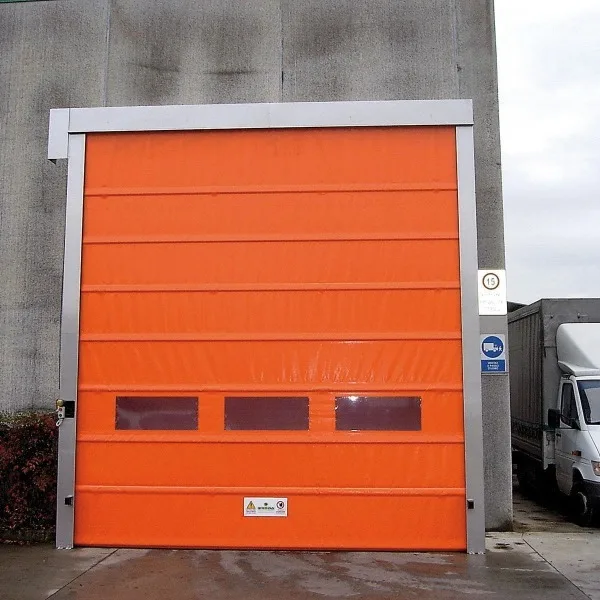 

Grade China Rapid Roller Shutter Door Fast Rolling Transparent Curtain Speed Roll up Gate