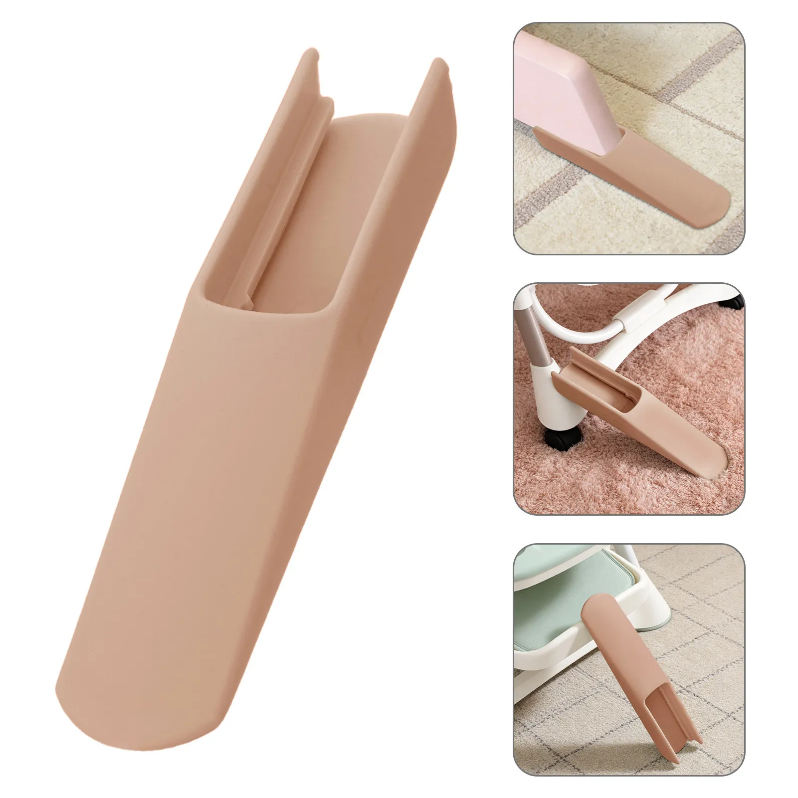 2Pcs Baby Highchair Leg Pads Detachable Anti-Skid Floor Protectors Chair Leg Extenders Baby Dining Chair Safety Foot Covers