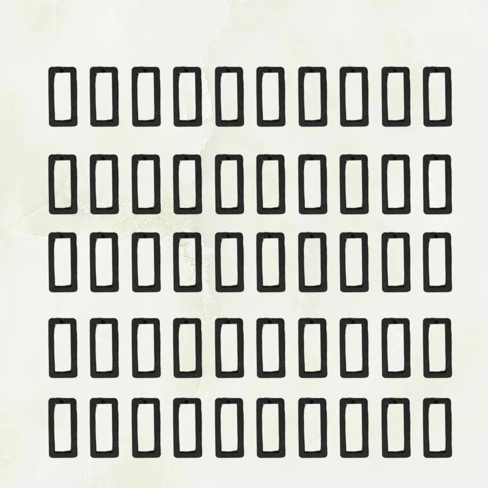 50pcs Wooden Earring Pendants Pre-Drilled Hollow Geometric Diy Drop Accessories For Jewelry Making Craft Wooden Pendant Charm