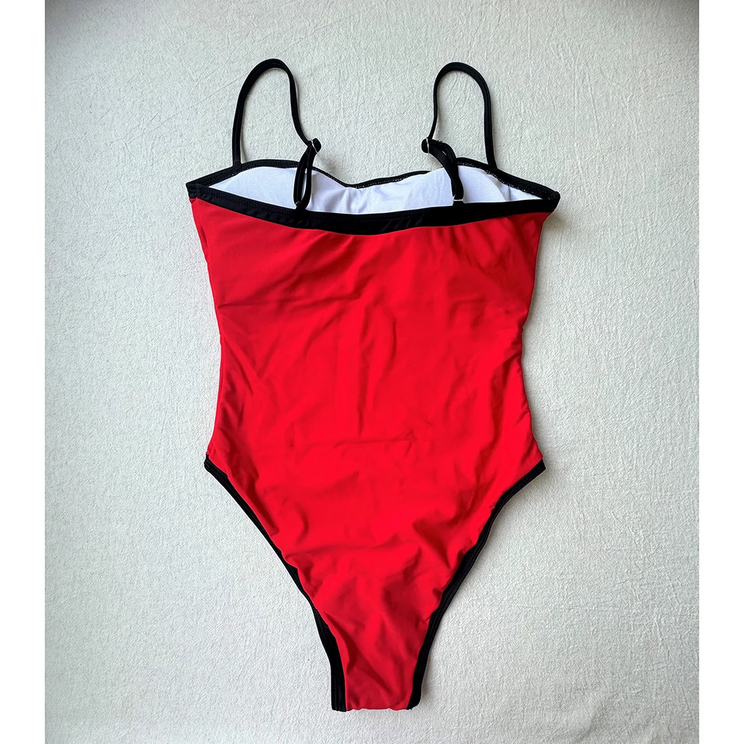 2026 Sexy Farbblock-Splicing-Badeanzug mit hohem Beinausschnitt und vollem Rückenausschnitt für Damen, einteiliger Badeanzug, Badebekleidung, Badeanzug V5622 – Detail 18
