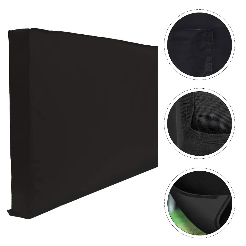 Capa impermeável externa 36-38 polegadas, protetor resistente à intempéries para tela de plasma LCD LED com revestimento de PVC