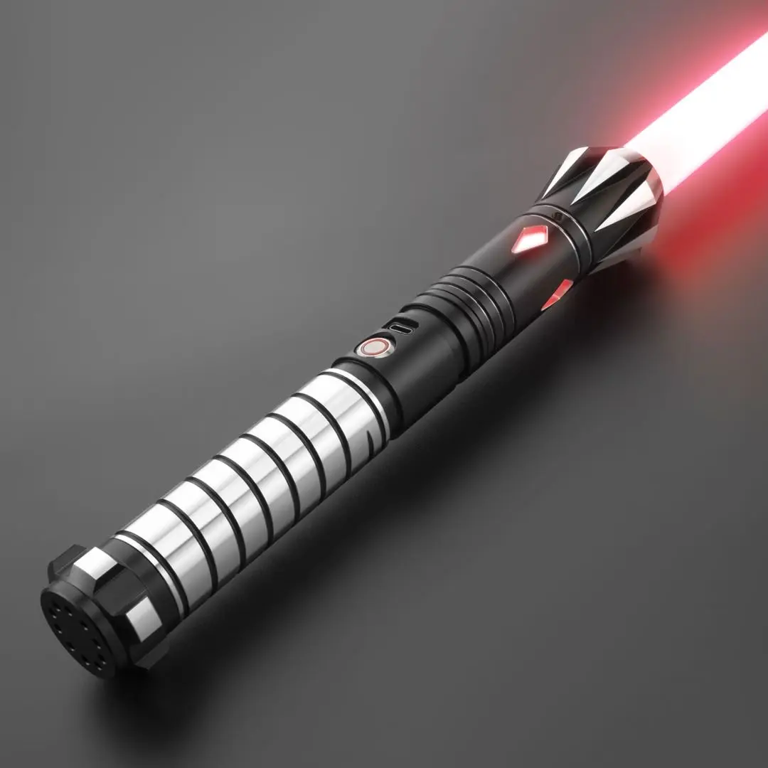 

DamienSaber Xeno3.0 Pixel Lightsaber Heavy Dueling Light Saber Metal Handle Sensitive Smooth Swing Sword with 16 Sound Fonts