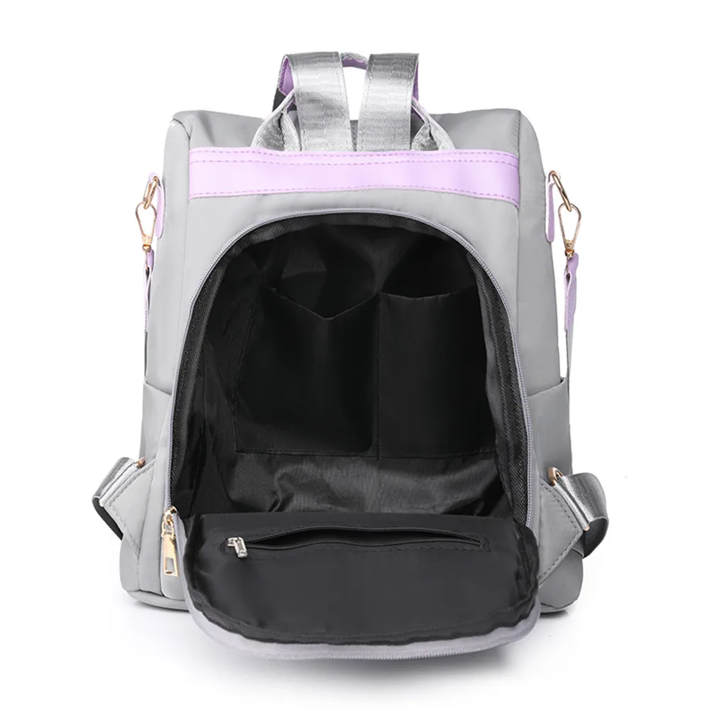 Anti Theft Backpack Casual Large Capacity Women Shoulder Bag Fashion Multifunctional Travel Backbag Waterproof  Women School Bag