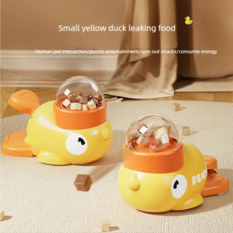 Yellow Duck-Shaped Interactive - Dog Treat Puzzle Toy recension och pris