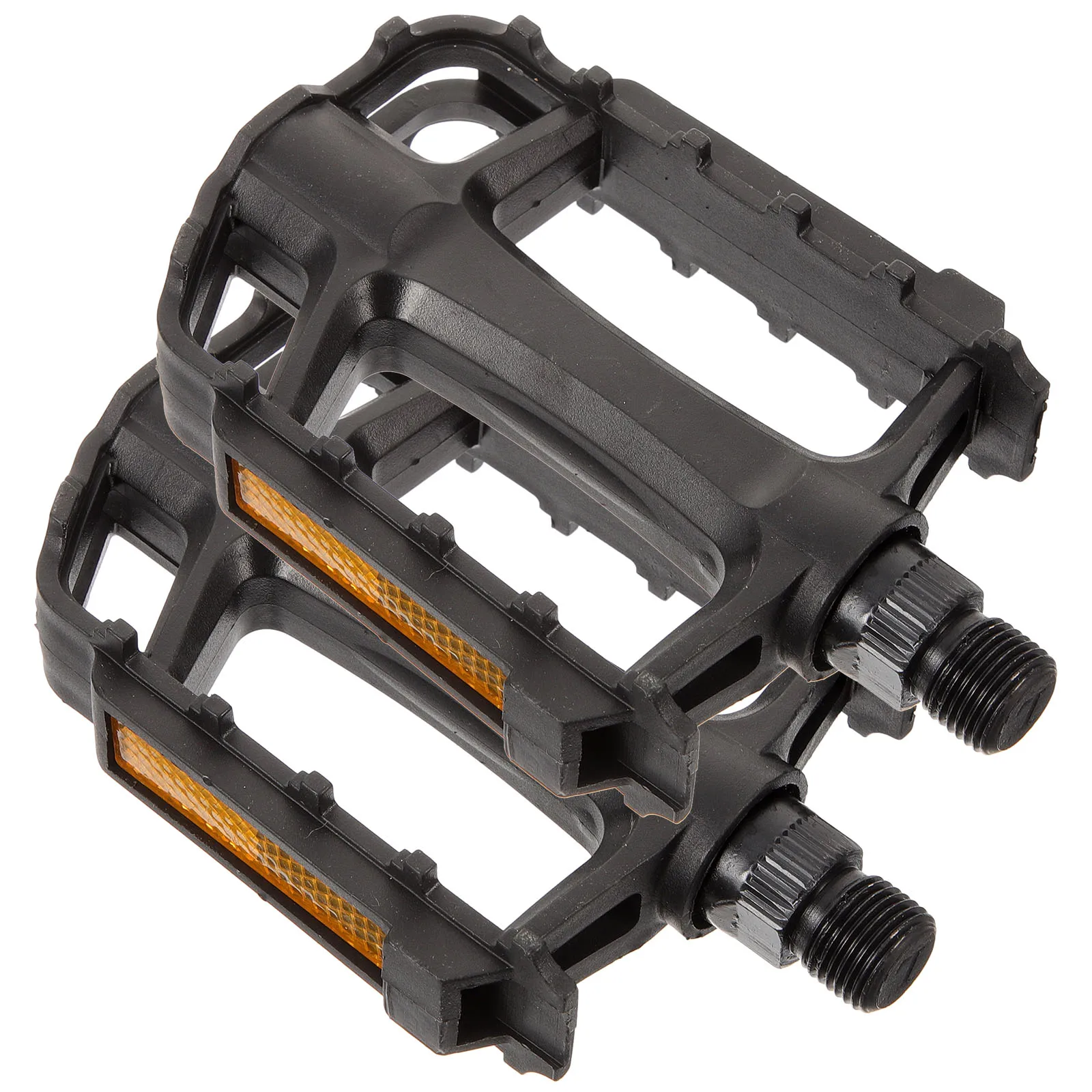 

2pcs Bicycle Pedals Mountain Bike Wide Flat Carbon Steel Foldable Durable Lightweight Components Parts Accessories