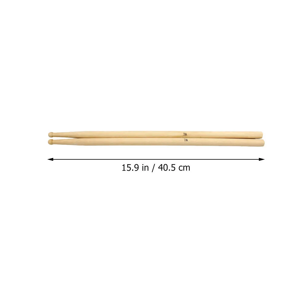 

Maple Sticks Wood Beginner Drum Percussion Instrument Accessories Instruments Drumsticks