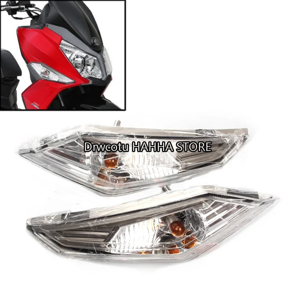 Przednie światło motocykla lewy i prawy wskaźnik świetlny dla Sym Jet 14 125/50/200 Cruisym 150 XS150T-9