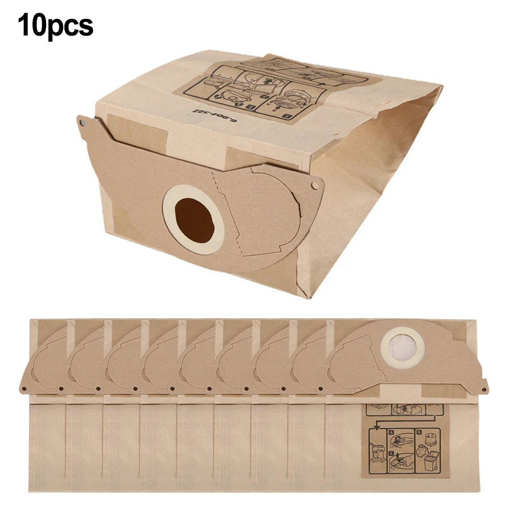 

10 Pack Dust Bags For Kärcher Series WD2 MV2 WD 2.200 WD 2.250 6.904-322.0 Robot Vacuum Cleaner Accessories Home Appliance Parts