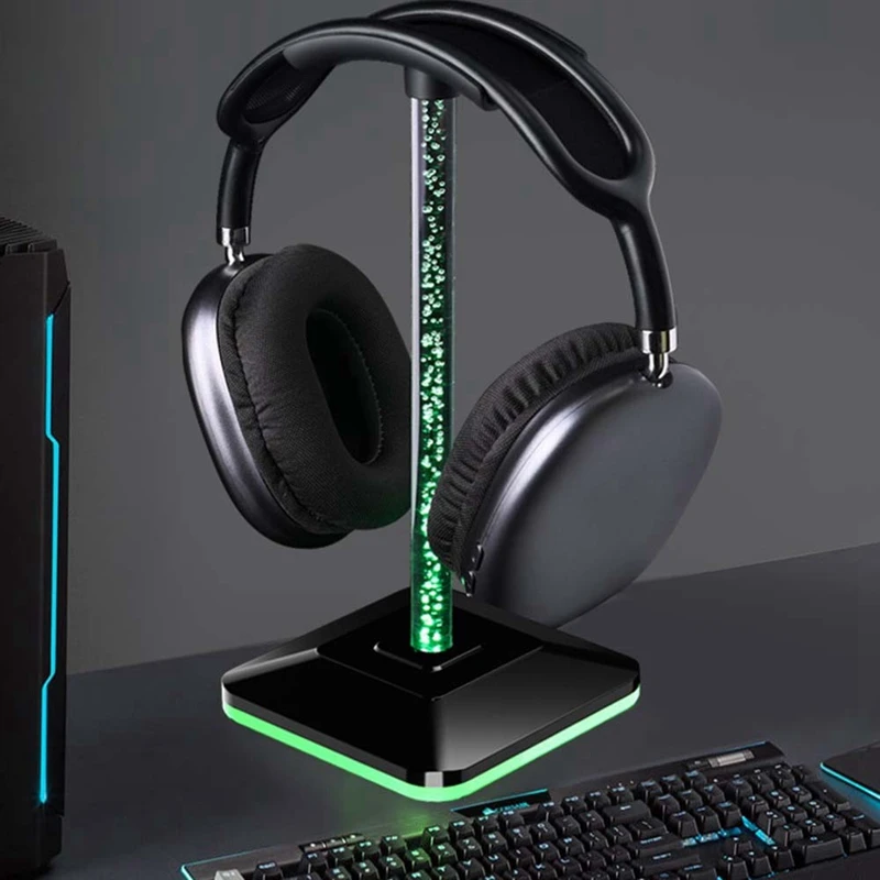 Headset Holder Ambient Light Pickup Lighting Hanger Headband Display Stand Gaming Headset Headset Holder Durable Easy To Use
