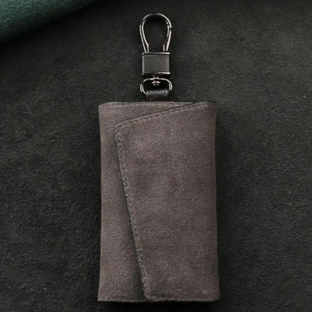 2 في 1 حقيبة حامل المفاتيح بولي Leather الجلود مقاوم للماء PU مفتاح محافظ حقيبة التخزين الصغيرة بلون سحب المفاتيح الحقيبة مفتاح المنظم