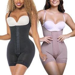 Abdomen Control Girdles Shapers Colombian Faja Body Slimming Corset Flat Tummy Sheath Carving Woman Suspenders Female Shapewear