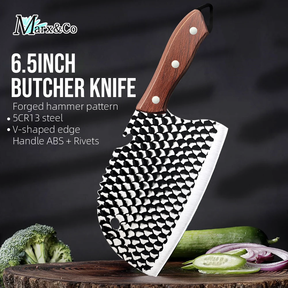 

Forged Stainless Steel 6.5 Inch Round Head Fish Scale Knifekitchen Knifechef Cleaver Knife Super Seiko Kitchen Knife