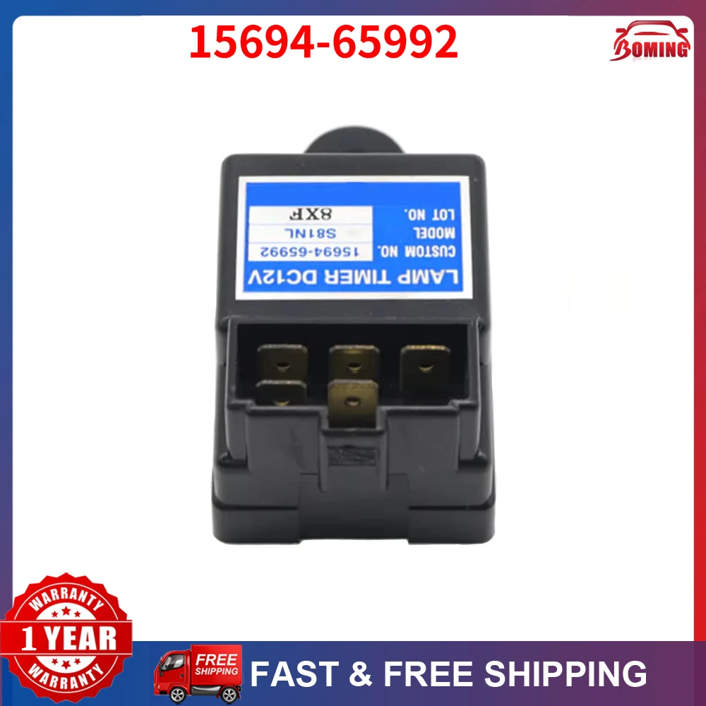 15694-65992 15694-65990 12V Lamp Glow Plug Timer  for Kubota for TC35 TC35D TC40 TC40D TC45 TC45D S81Nl 1569465990