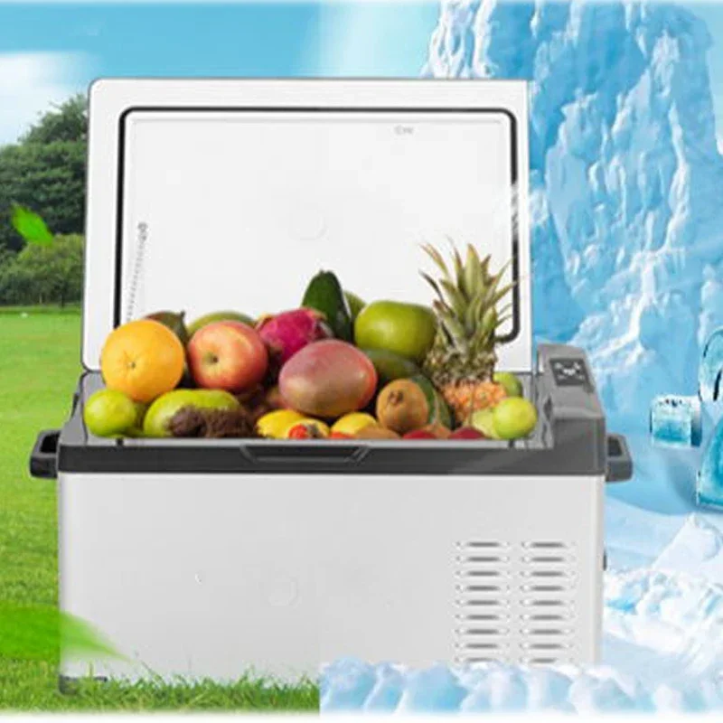 

Car Refrigerator DC12V24V Portable Vehicle Home Dual-Use Digital Display Mini Refrigerator Adjustable Refrigeration and Freezing