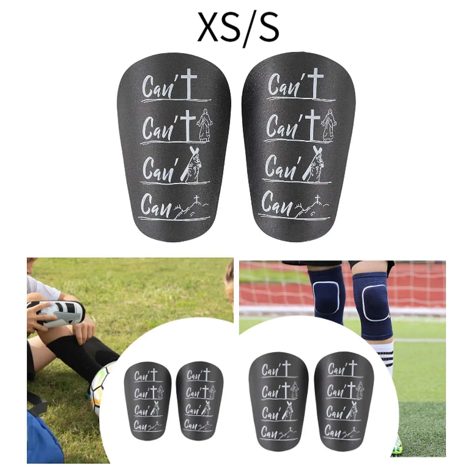 

2x Mini Soccer Shin Guards Shin Pads Outdoor Sports Calf Sleeve Shinguard