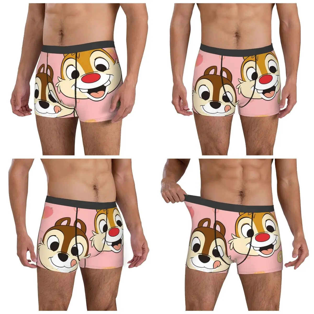 الملاكم السروال السراويل رقاقة وديل الكرتون سراويل الرجال تهوية الملابس الداخلية لهدايا رجل صديقها أوم