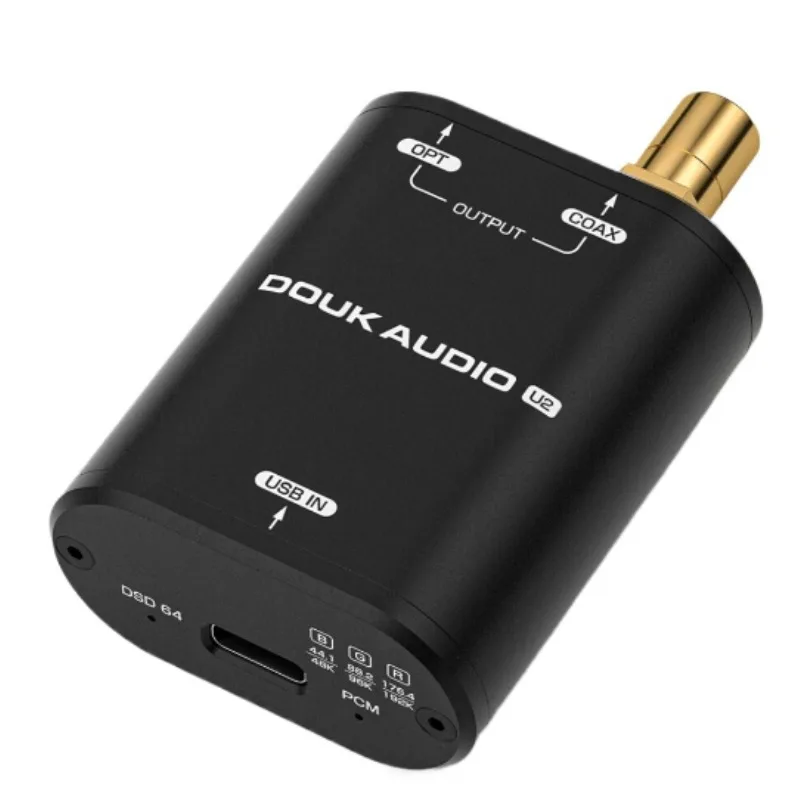 U2 XMOS XU316 Digital Interface USB to Fiber Coaxial Signal Audio Converter