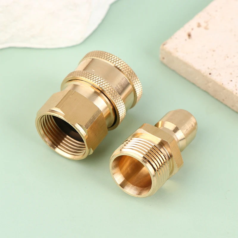 3/8 M22 Adapter For High Pressure Wash Machine Water Outlet Set Quick Connect Kits For M22 High Pressure Washer Pipe