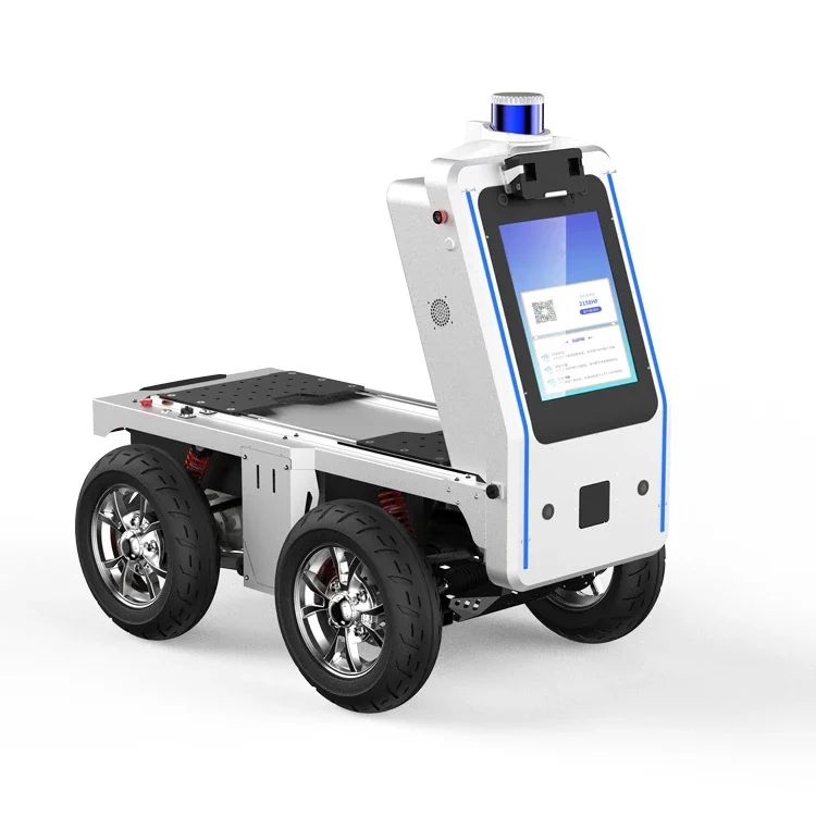 

FW-01 Custom Outdoor 4wd Wheeled Climb Autonomous Mobile Unmanned Vehicle Security Road Patrol Camera Inspection Robot