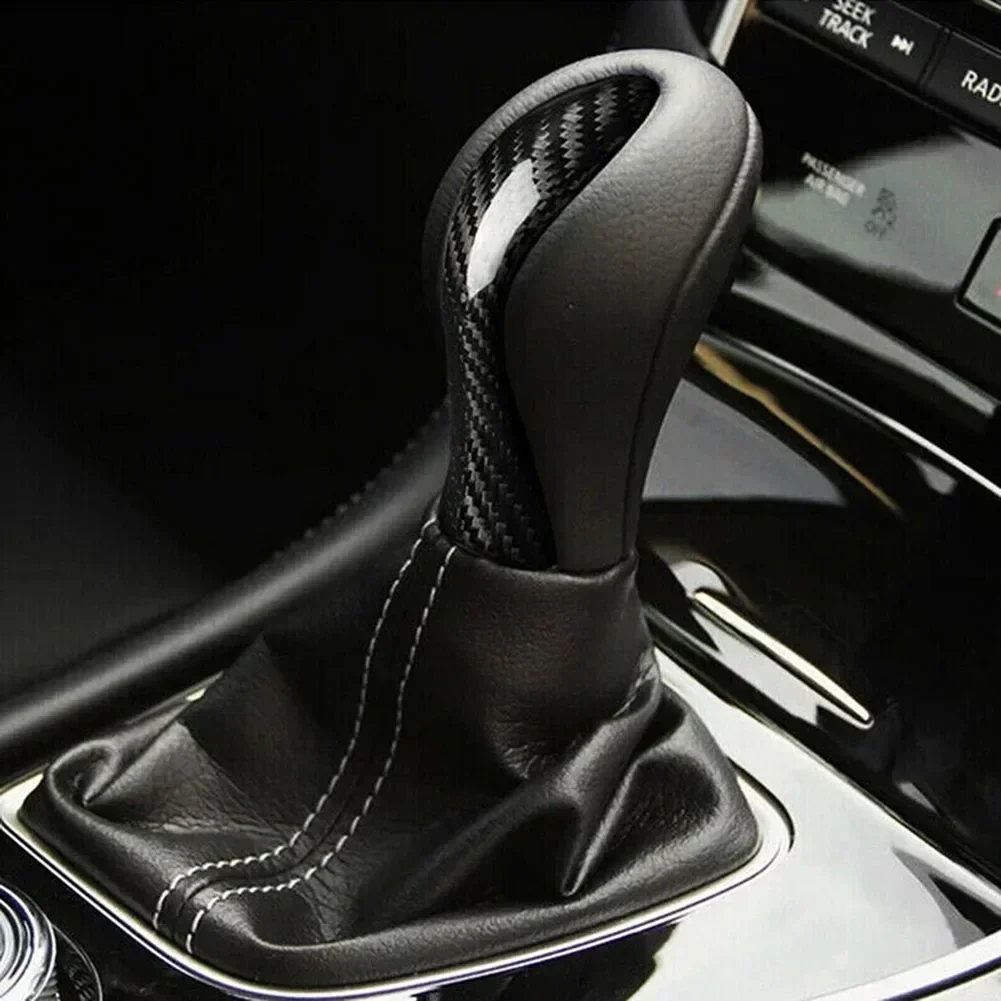 

Carbon Gear Shift Knob Cover Gear Handle Trim For Infiniti Q50 Q50S 2014-2021 Car Interior Accessories