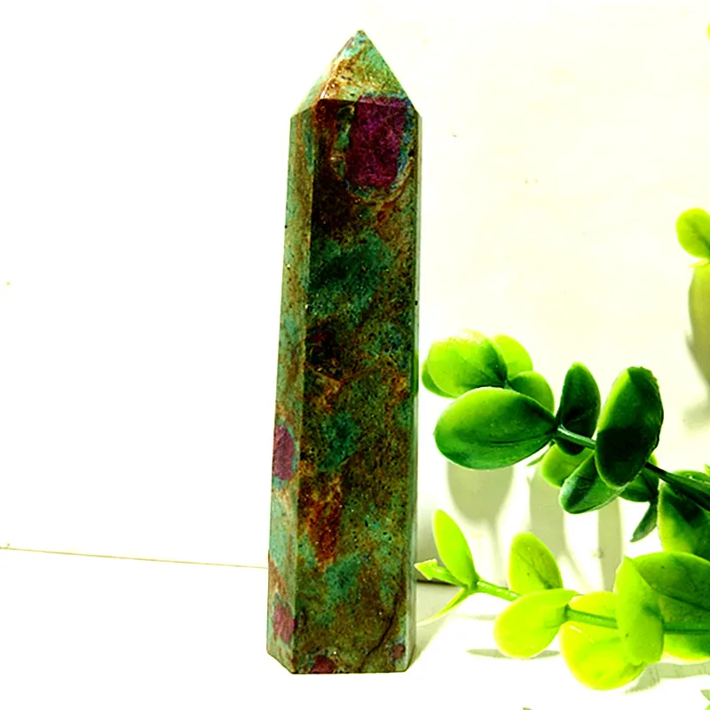 Natural Stones Unakite Gems Tower Wand Witchcraft Meditatio Reiki Healing Feng Shui Crystals Room