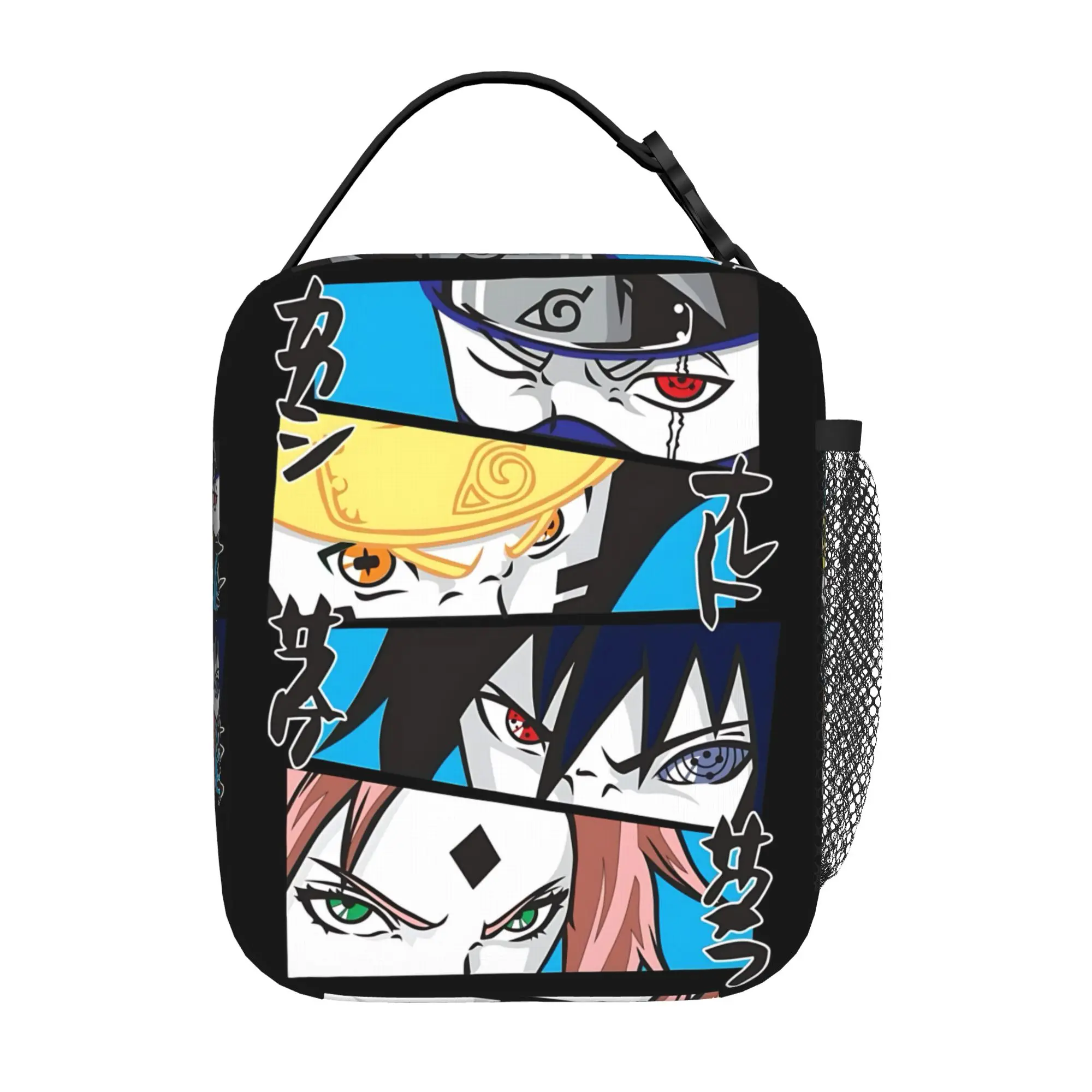 Naruto anime comic Insulated Lunch Bag Insulation Bento Pack Rice Bag  bolsa Student Bento Lunch Handbag Insulation