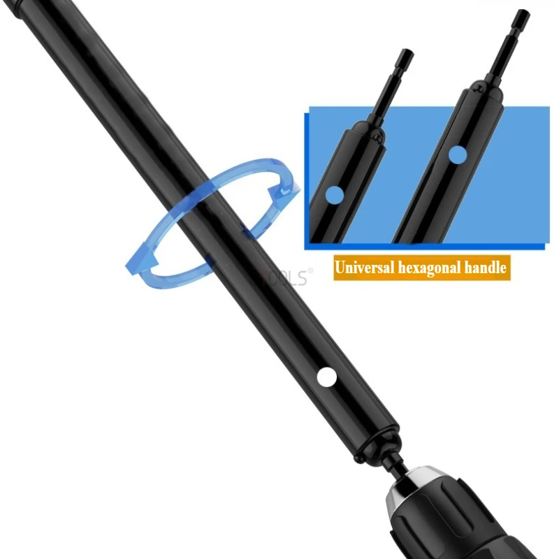 Kit adaptador de chave elétrica magnética, ferramenta de soquete hexagonal com resistência ao impacto, adequado para manutenção mecânica automotiva