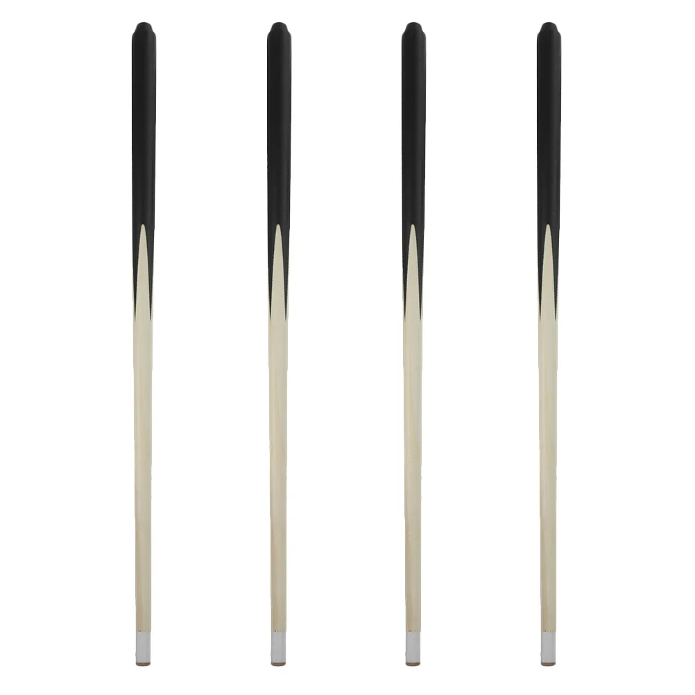 

4 шт. съемный мини-кий для детей, короткий бильярдный кий, прочный деревянный, легкий, легко носить с собой, для использования в помещении и на открытом воздухе