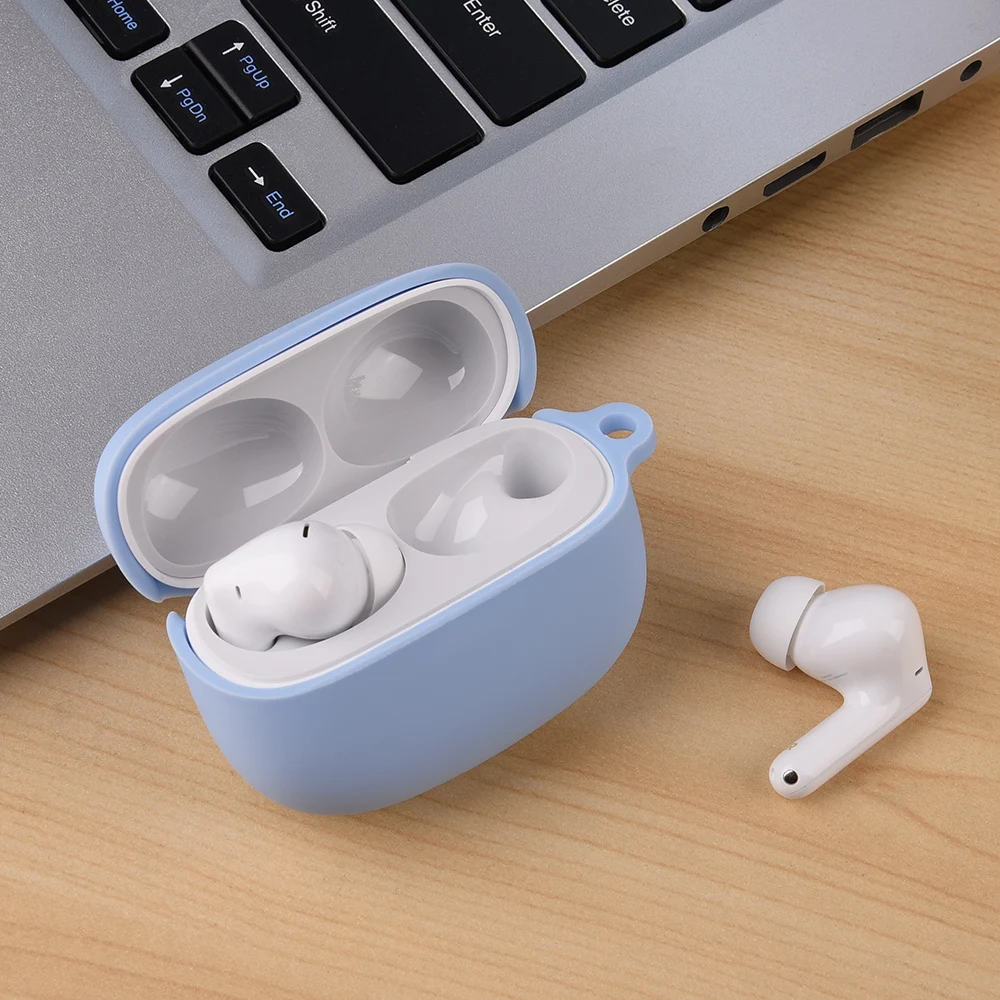 For Xiaomi Redmi Buds 6 Pro Soft Silicone Cover Wireless Bluetooths Earphone Washable Charging Case Protective Sleeve Bag