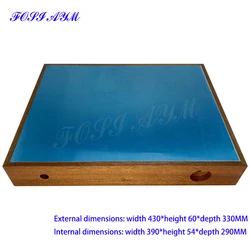 430*60*330MM FOSI AYM Red Walnut Frame Amplifier Case Preamplifier Case Vacuum Tube Amplifier Chassis Shell DIY Box