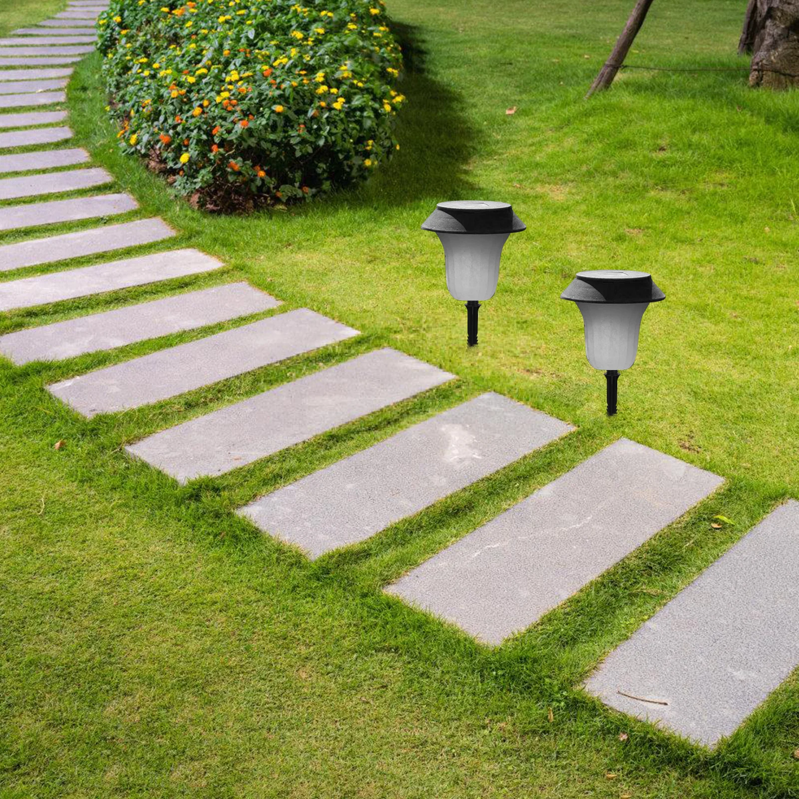 

8Pcs Solar Light Replacement Stakes Durable Plastic Ground Spikes for Outdoor Garden Pathway Yard Lighting Accessories