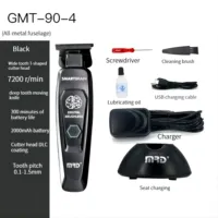 MRD GMT90-4 Professional Hair Clipper Trimmer Men Cordless Hair Clipper Barber Carving Clipper Salon 7200 R/Min Motor