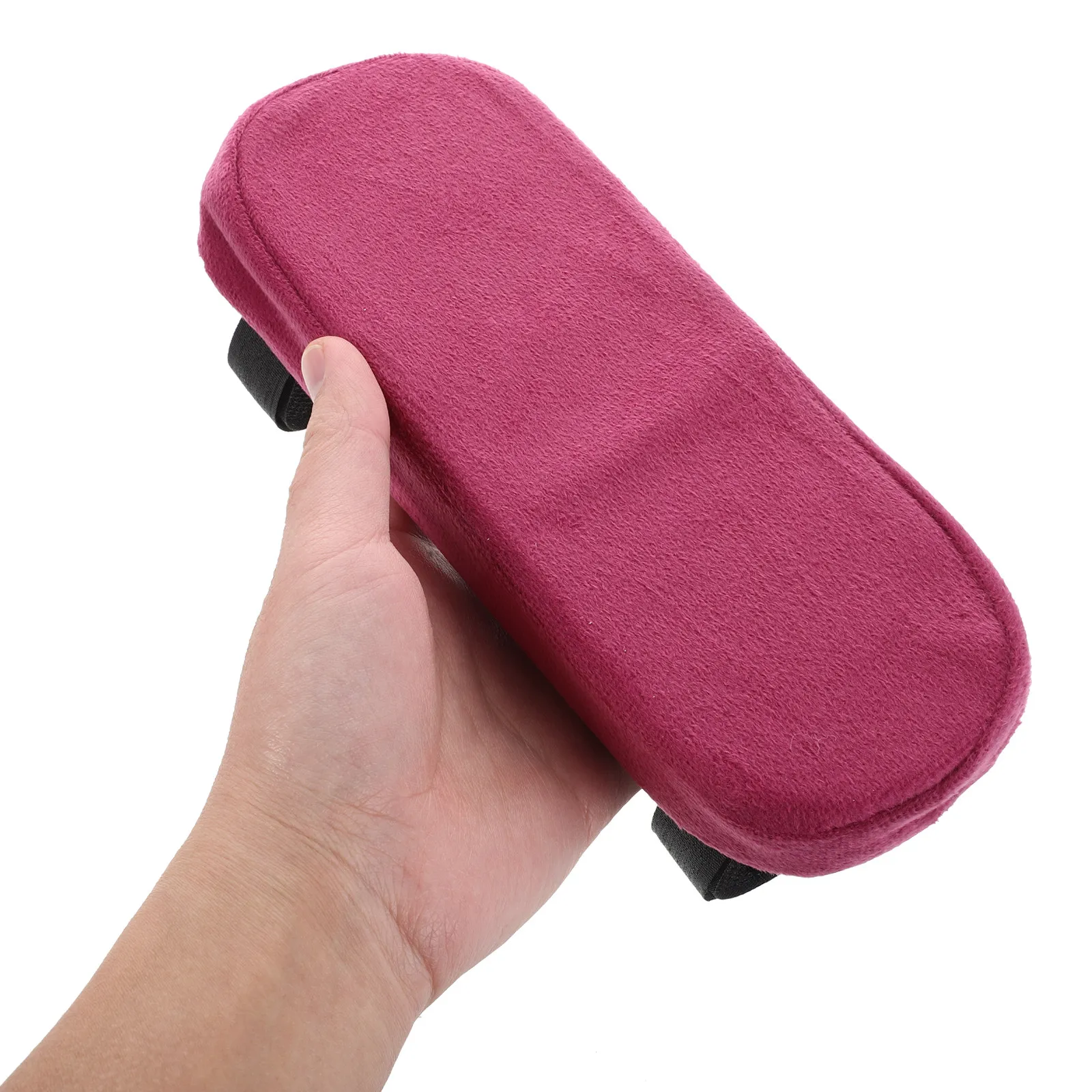 1Pair Winter Warm Wheelchair Arm Rest Cushions Thick Memory Foam Ergonomic Armrest Pads for Electric Manual Gaming Office Chairs