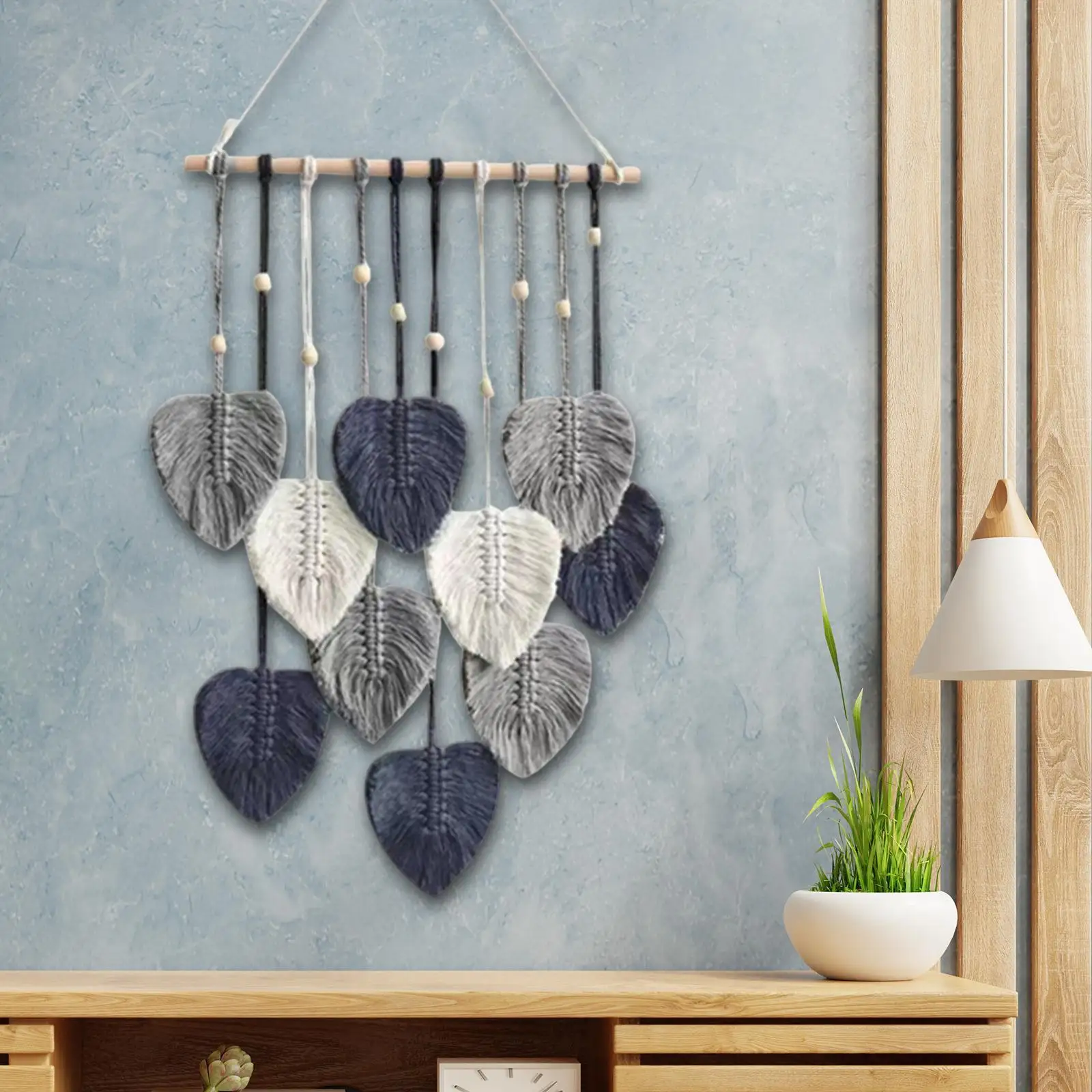 Macrame Wall Decor, Hand Woven Boho Tapestry, Lightweight, Kids Birthday Gift