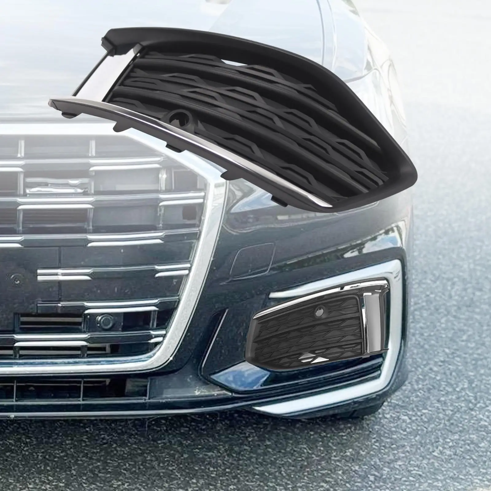 Fog Light Grille Fog Light Grill Directly Replace 4K0807647 4K0807647C Lamp