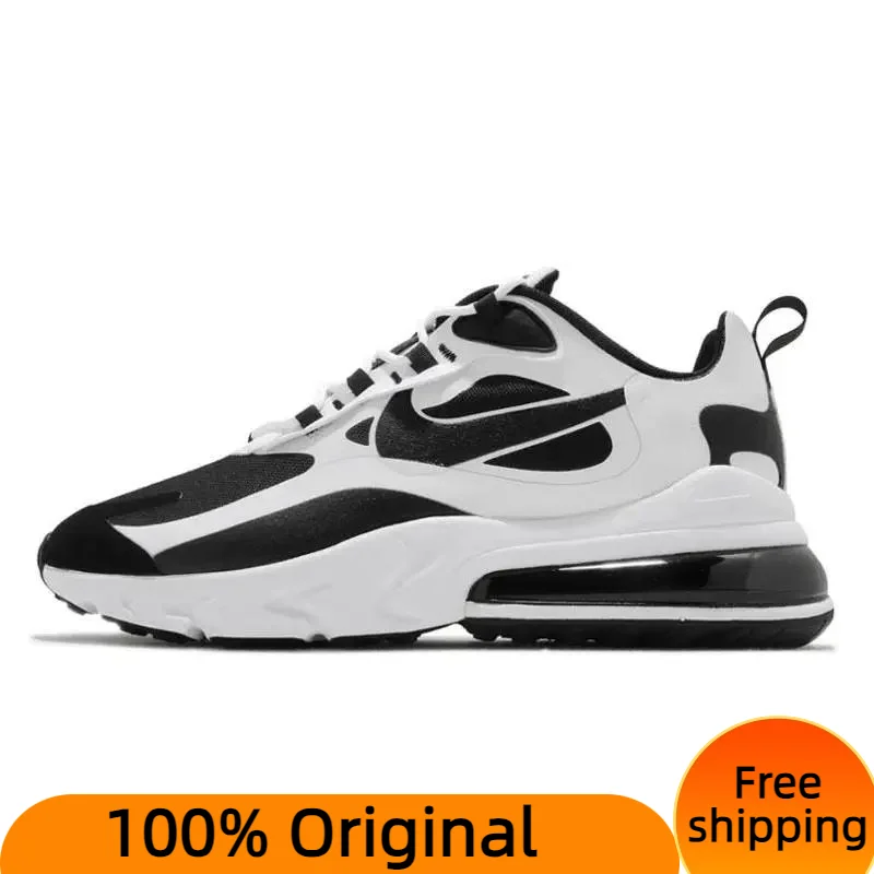 

Nike Air Max 270 React Summit White Black Sneakers shoes CT1646-100