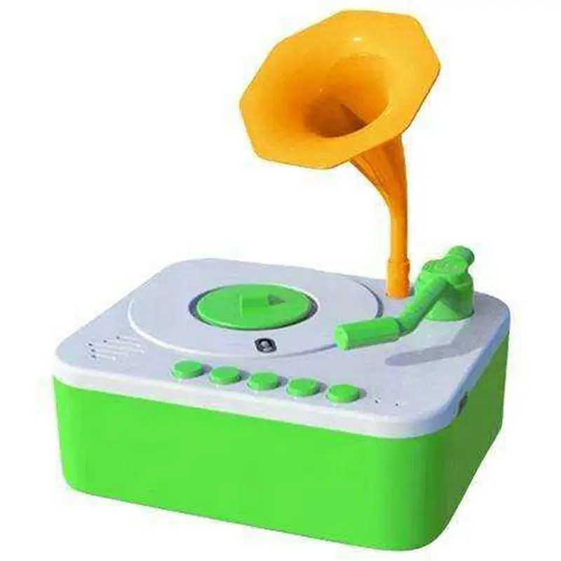 CYGJ-Kids Story Player Gramophone Music With 96 Cards For Early Education Toddler Record Player Phonograph Learning
