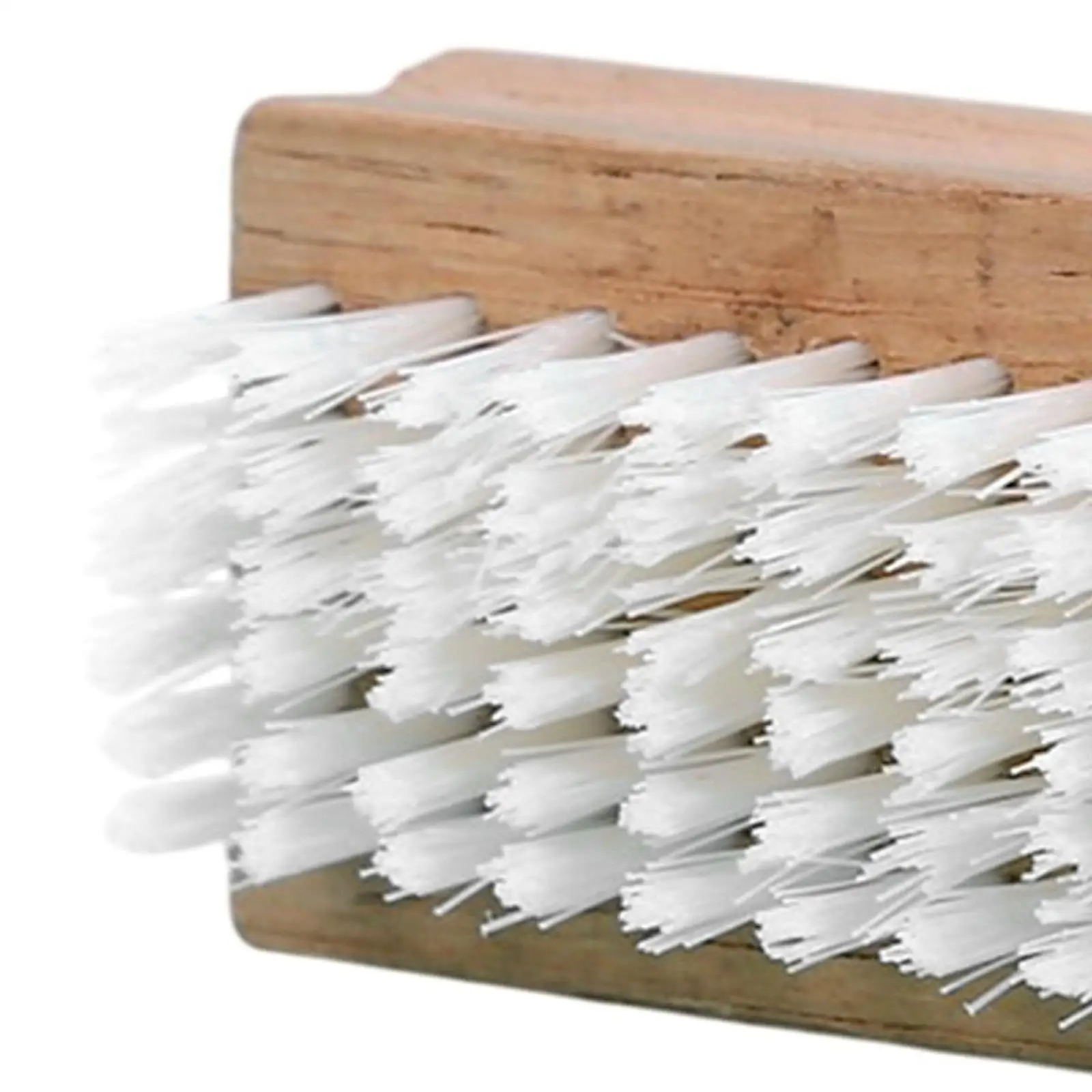 Stiff Bristle Nail Cleaning Brush Two Sided Wooden Fingernail Scrub Hand Brush for Professional Nail Tool Sets
