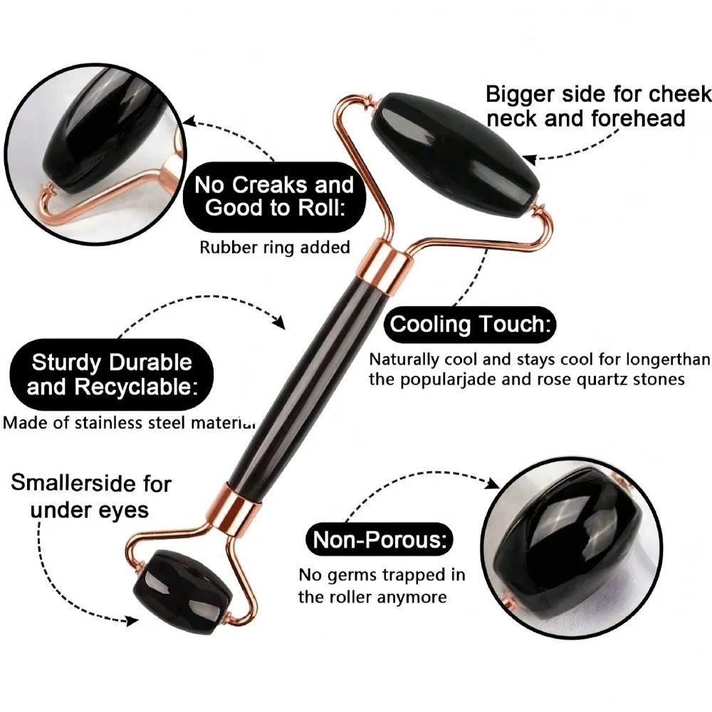 3PCS Ice Face Roller เครื่องนวดหน้า Gua Sha ชุด Face Lifting Contouring เครื่องมือนวดหน้า Roller Beauty Skin Care เครื่องมือ