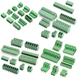 15EDG KF2EDG 2.54mm 3.5mm 3.81mm 5.08mm PCB Screw Terminal Block 2 3 4 5-16Pin Male Plug Female Socket Pin Header Wire Connector