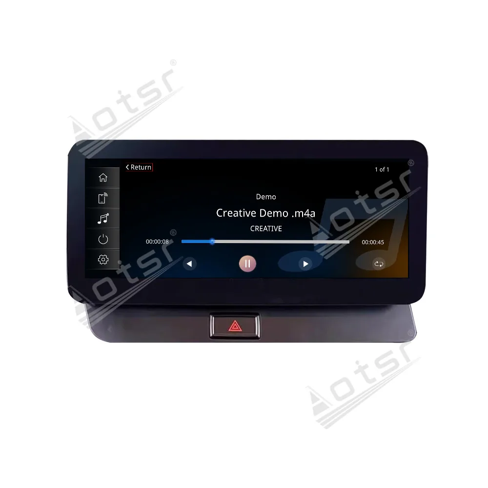 شاشة 10.25 بوصة نظام لينكس لأودي Q5 2009-2017 Carplay ستيريو الوسائط المتعددة راديو نظام ملاحة GPS اكسسوارات السيارات