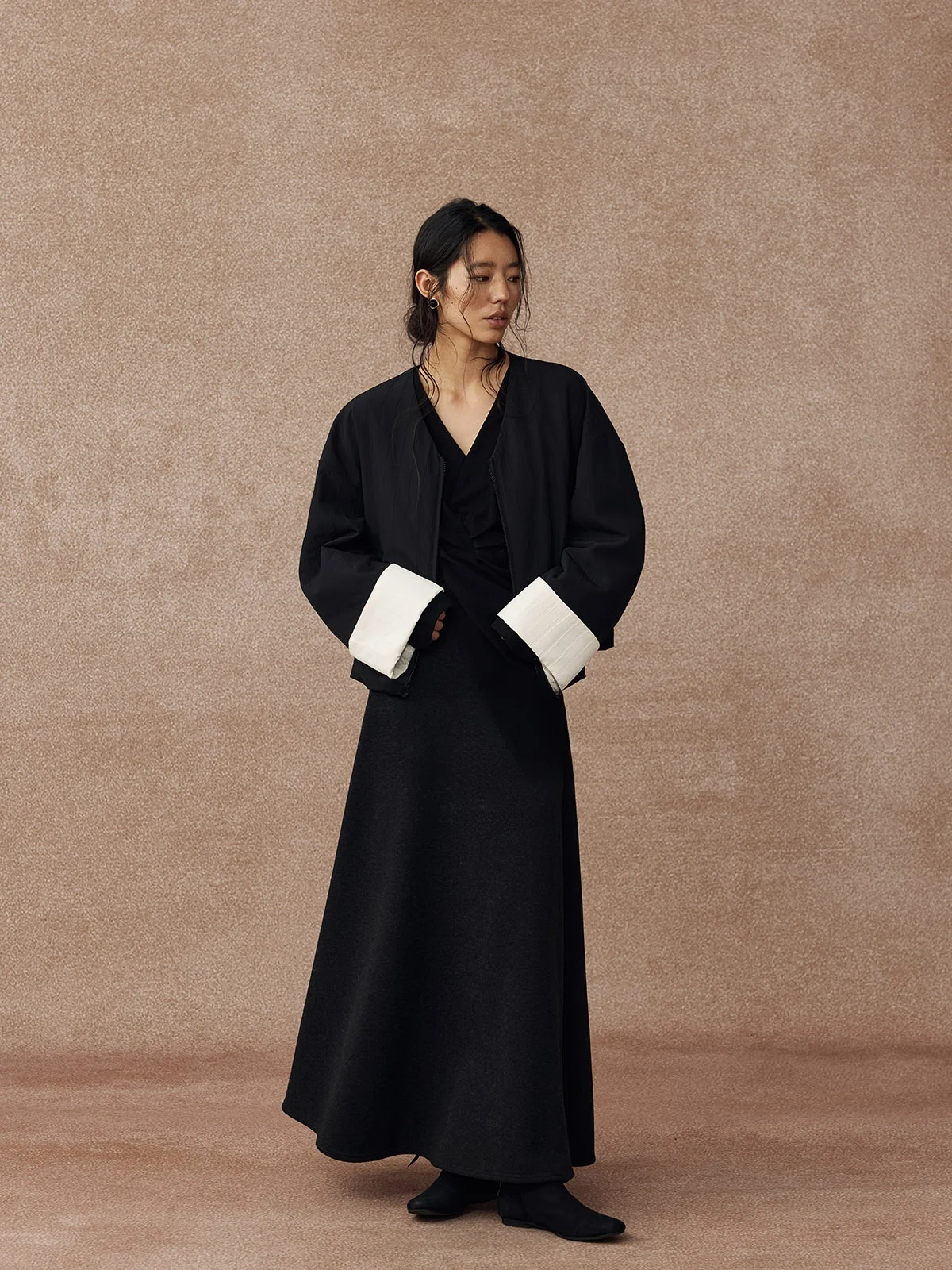 

Утепленная хлопковая куртка-жакет без подкладки в китайском стиле, свободного кроя, для женщин, гарантия тепла