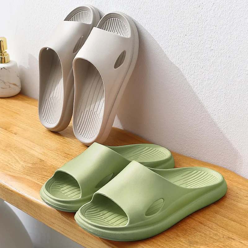 

2025 Coconut Slippers Cloud Thick-soled Sandals Summer Fashion Soft Bottom Beach Men Slippers Women's Sandals EVA Slides