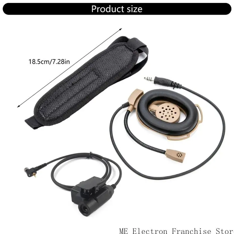 T5EA einstellbares Stirnband für PR1500 HT1000 JT1000 MT2000 mit MTP850 U94 PTT -Adapter