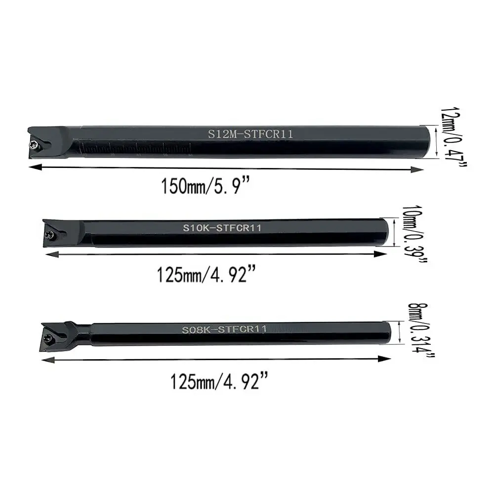 S10K-STFCR11 S12M-STFCR11 S08K-STFCR11 Internal Turning Tool Holder TCMT110204 Inserts Lathe Bar CNC Cutting Tools S16Q-STFCR11