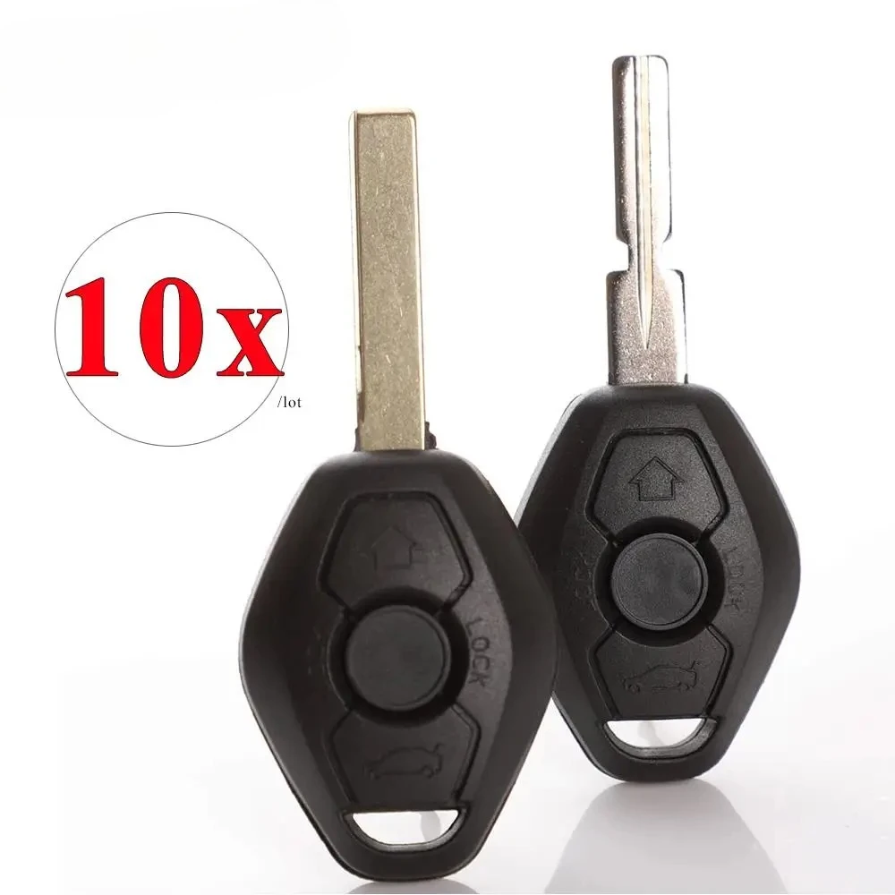 

10 шт. HU92 Hu58 Корпус дистанционного ключа автомобиля для BMW 3 5 7 SERIES Z3 Z4 X3 X5 M5 325i E38 E39 E46 3-кнопочный брелок для ключей