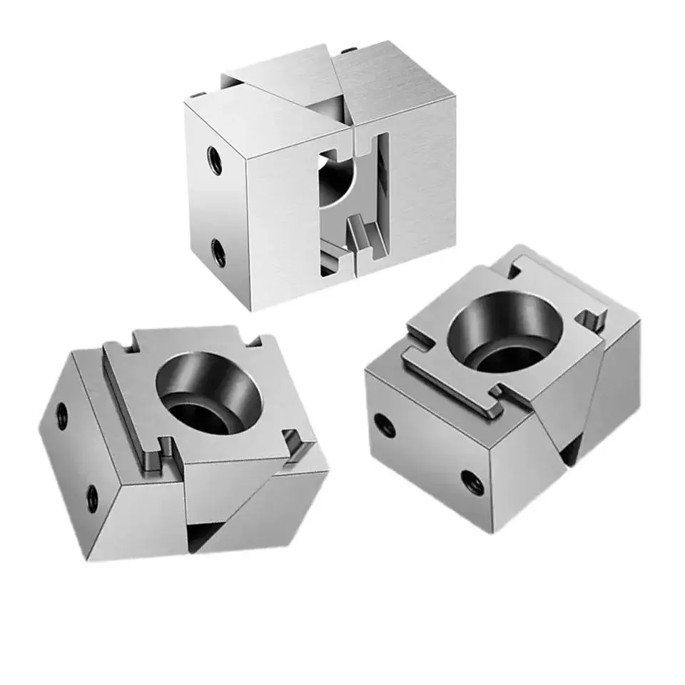 M6 8 10 12 Bench Vise OK Vise Wedge Clamps Precision Modular Single Side / Bilateral Vise for Cnc Industrial Machining