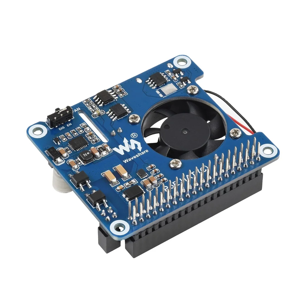 PoE HAT (C) Waveshare Power Over Ethernet HAT (Type C) for Raspberry Pi 3B+/4B 802.3af/at-compliant Raspberry Pi 4 POE HAT