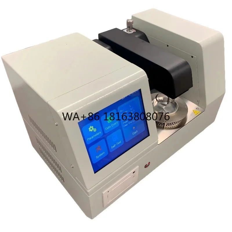Auto Cleveland Open-Cup Flash & Fire Point Tester ASTM D92 ISO2592 Bluetooth Petroleum Oil Asphalt Flash Point Test Apparatus